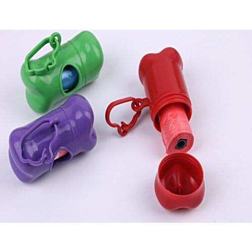 600pcs/lot Garbage Clean Dispenser Box Pet Dog Bags Degradable Pet Dog Waste Poop Bag With Printing Doggy Bag Trash Garbage bag