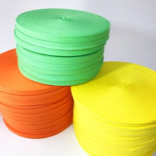 Handmade diy clothes acessories colorful 100% cotton herringbone ribbon tape 10MM*10yards
