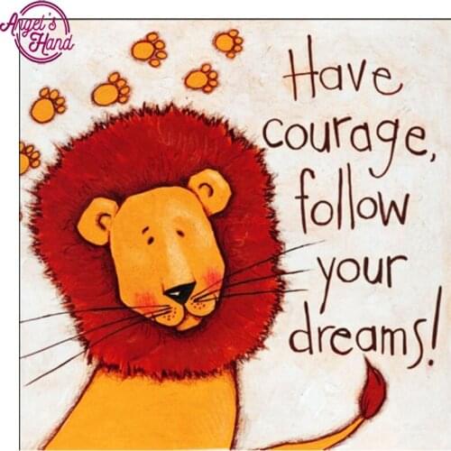 Diamond embroidery Cartoon lion 5d diy diamond painting Cross Stitch full square drill Rhinestone mosaic decoration