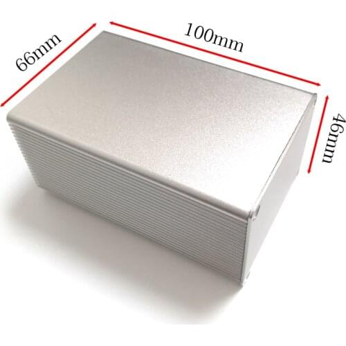 Aluminum Enclosure for PCB POWER shell Electric project box DIY 66*46*100mm NEW