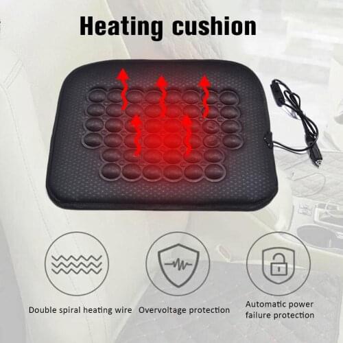 12V Car Heating Cushion Timing Thermostat Car Seat Universal Car Heating Pad Comfort And Warmth Safe