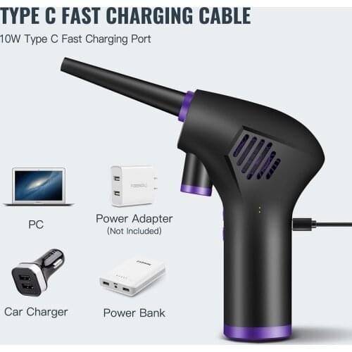 15000 Mah Cordless Air Duster Compressed Air Blower Cleaning Tool For Computer Laptop Keyboard Electronics Cleaning For Camera