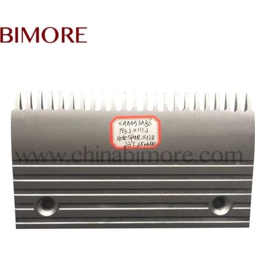 BIMORE OTAC014 XO XAA453AB6 Escalator Comb Length 193.2mm Width 111.2mm Install Size 142.8mm 23T Center