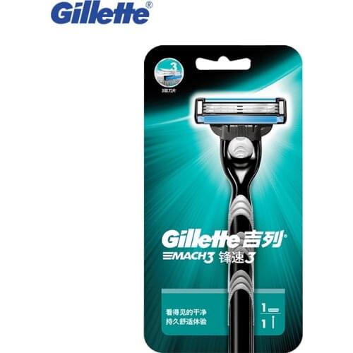 Gillette Mach 3 Razors Classic Shaving Razor Blades Safety Straight Shaver Blade For Men Beard Cuchillas Afeitadoras