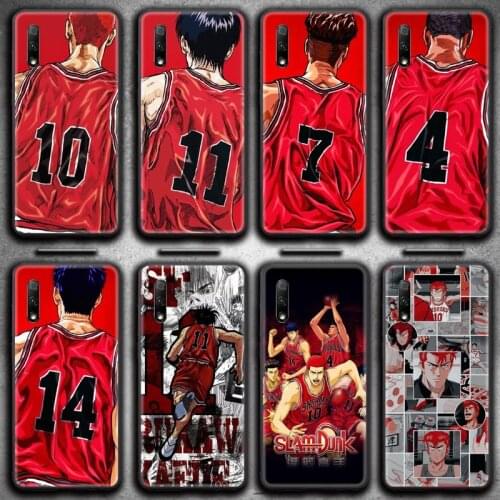 Anime Comic Slam Dunk Sakuragi Kaede Rukawa Phone Case for Huawei Honor 30 20 10 9 8 8x 8c v30 Lite view 7A pro
