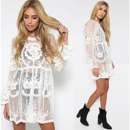 GLANE Long Sleeve Summer Dresses