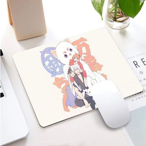 XGZ Anime Gintama Mouse Pad 250*290MM Anti-student Notebook Keyboard Protection Pad Office Desktop Non-slip Waterproof MousePad