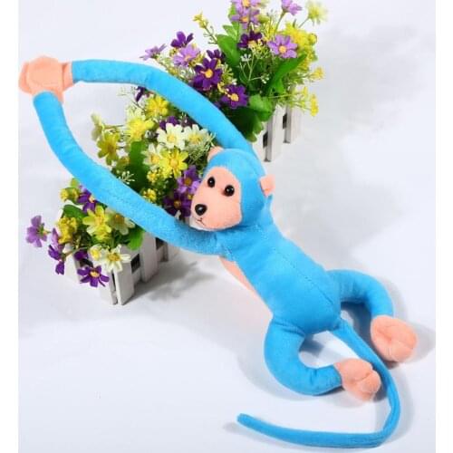 Cute Stuffed Monkey Plush Toy Doll Long Arm Hanging Gibbons Kids Educational Toys for Children Gifts
