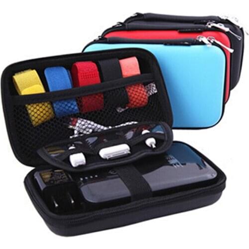 Mobile Kit Case Organizer Large Capacity Storage Box Digital Gadget Devices Usb Cable Data Line Travel Jewelry Box Rangement