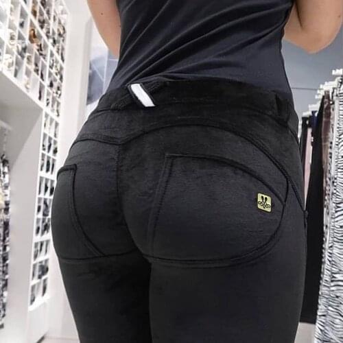 Melody Fashion Casual Cotton Pants Women Training Plus Size Trousers Women Work Wear Black Fleece Stretchable Winter Pants