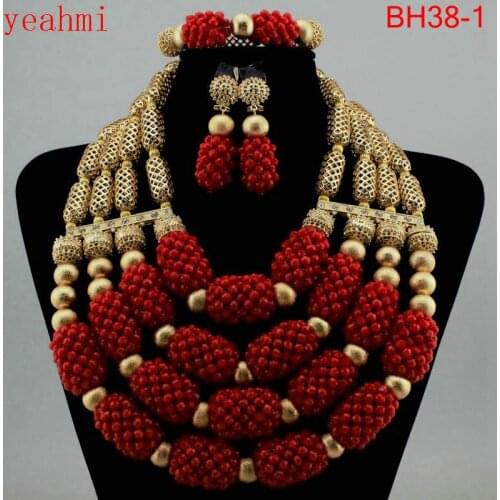 Fashionable African Beads Jewelry Set Purple Costume Nigerian Wedding African Bridal Jewelry Set Free Shipping BH38-1