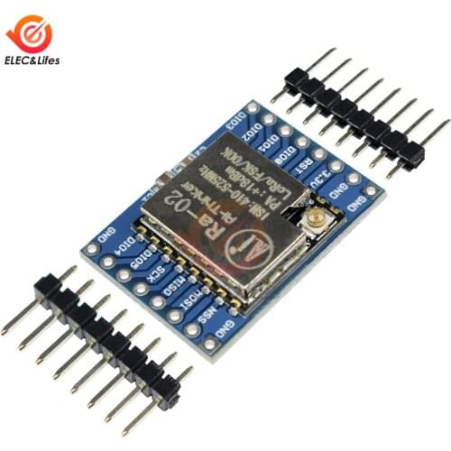 433MHZ SX1278 LoRa Module 433M 10KM Ra-02 Ai-Thinker Wireless Spread Spectrum Transmission SPI GPIO Interface for Smart Home DIY