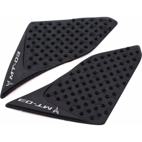 Motorcycle Rubber Gas Tank Traction Side Pad Protector Decals Sticker For Yamaha MT-03 2015-2016