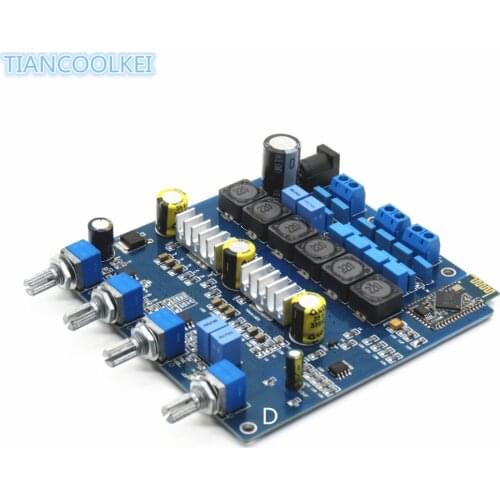 New pattern DC12-24V TPA3116D2 2.1 50W+50W 100W Subwoofer Bluetooth power amplifier board Bluetooth car amplifier