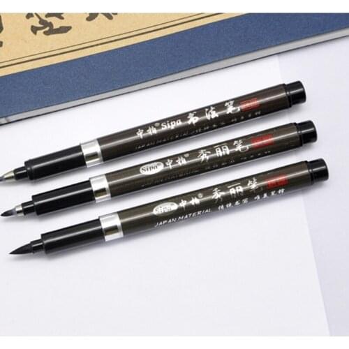 Soft-headed Calligraphy Pen Hand Lettering Pens Artist Paint Brushes Painting Supplies for Signature Chinese Words