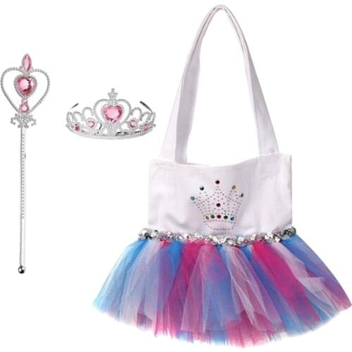 Girls Mesh Souvenir Bag Packaging Gift Handbag & Stick