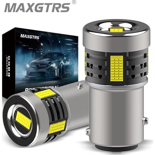 2x CANBUS Bau15s PY21W 3570 LED Bulb Amber Car Turn Signal No Error Hyper Flash Light BAY15D 1156 7440 7443 W21W Reverse Lamp