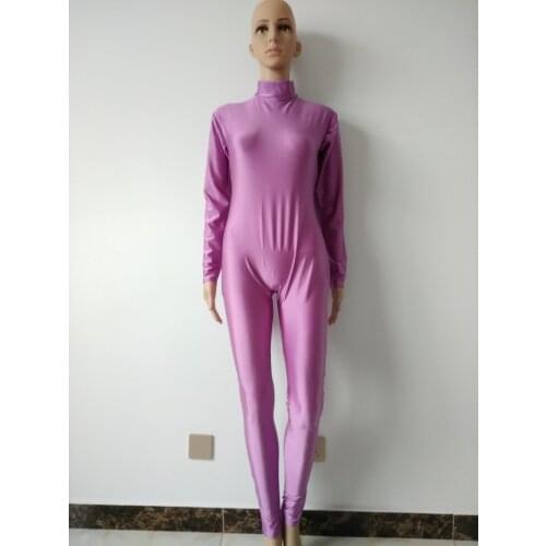 Serum color Brand Full Body Dance Unitard Adult Crew Neck Long Sleeve Gymnastics Unitards Jumpsuits Sports Wear Skin Tights