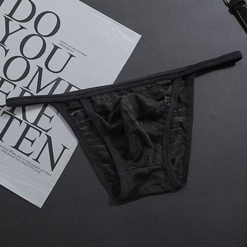 Sexy Brazilian Back Cut Bulge Underwear Mens Nylon Bikini Underwear Sexy Low Rise Penis Pouch Underwear Gay Small Briefs