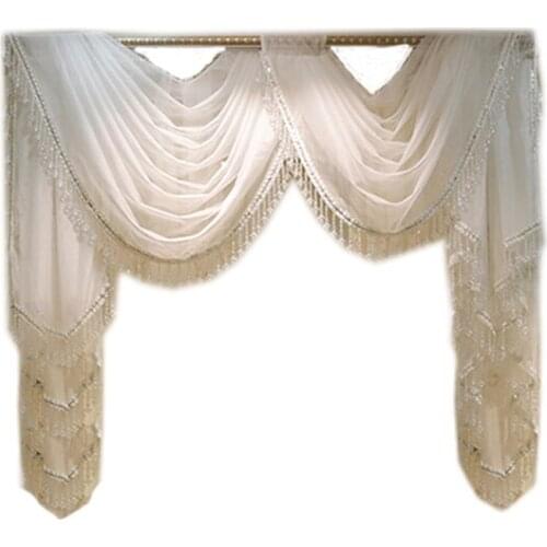 High quality Valance customization for villa apartment living room curtain top hotel bedroom Kitchen custom Valance