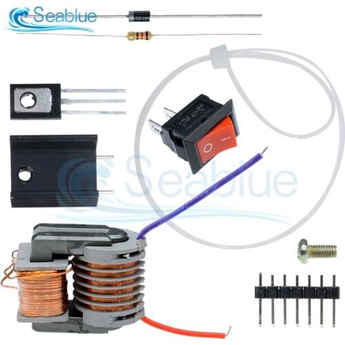 15KV High Frequency DC High Voltage Arc Ignition Generator Inverter Boost Step Up 18650 DIY Kit U Core Transformer Suite 3.7V