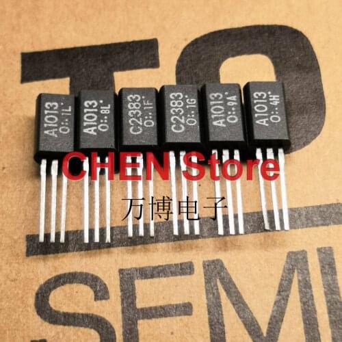 10pair TOSHIBA 2SA1013 2SC2383 TO-92L Transistor A1013 C2383 o Audio Power Amplifier 2SA1013-O 2SC2383-O