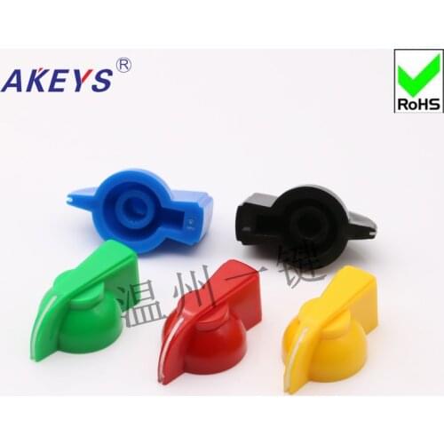 10 PCS KN-8 potentiometer bakelite plastic color knob potentiometer rotary switch volume adjustment knob cap