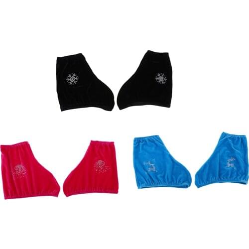 2pcs Fashion Ice/Figure/Roller Skate Boots Shoes Cover Protecting Tool with Elk Snowflake Image