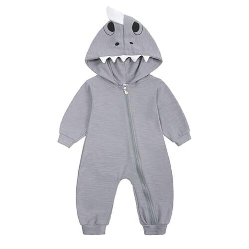 2021 Infant Pajamas Outfits Bodysuit Shark Hoodies For Newborn Onesie Baby Boys Girls Romper Baby Girls Clothes 3 to 24 Months
