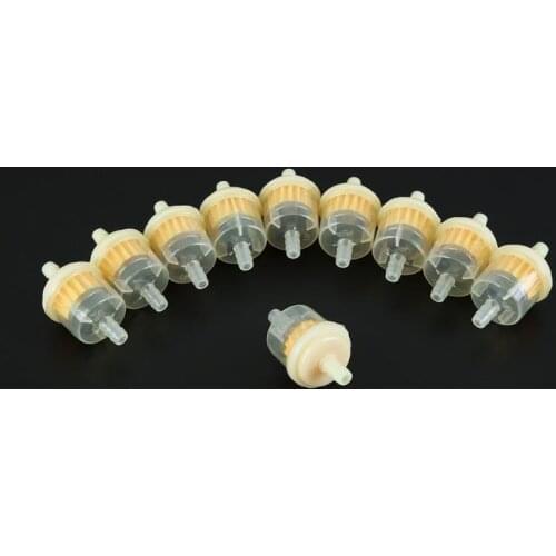 Car Accessories 10PCS Plastic Motorcycle&Car Pit Dirt Bike Petrol Gas Inline Fuel Filter