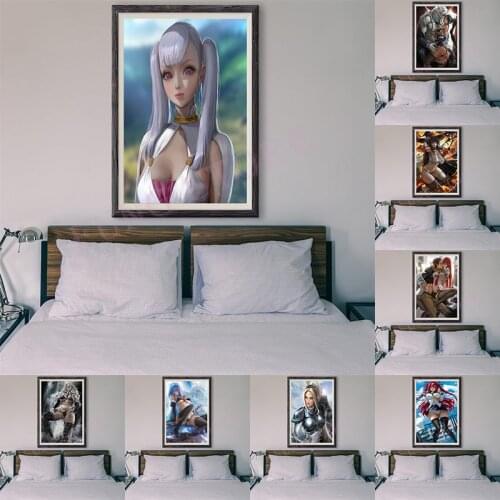 CH23 Anime Girl Cute Sexy Comic Noi Noiz Nova Mior Custom Silk Poster Home Deco Wall Art Christmas Gift