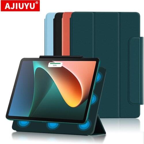 Case For Xiaomi MiPad 5 Pro 11" Tablet PU Smart Shell Stand Cover Mi pad 5 mipad5 pro Strong Magnetic Adsorption protective case