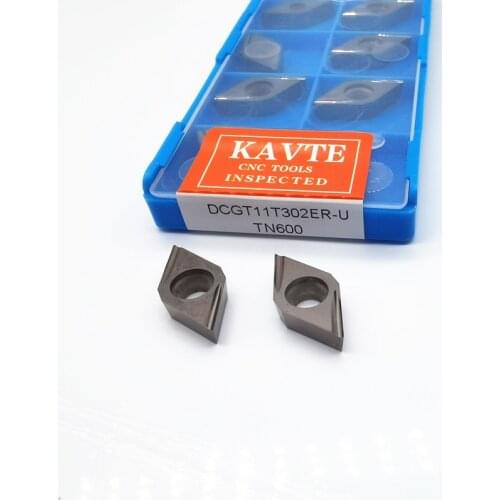DCMT11T302 11T304 ER-U DCMT11T302 EL-U TN600 Cutter Cermet Medium And Fine Steel Parts Have Good Finish Tungsten Carbide Inserts