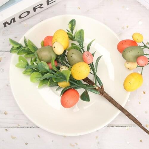 DIY Painting Egg Tree Branches Hanging Ornaments Spring Party Decoration Toy Gifts Wedding Favors Home Decor Easter Decoration