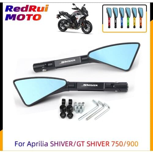 For Aprilia SHIVER/GT SHIVER750 SHIVER900 Universal Motorcycle Accessories CNC Aluminum Rear View Rearview Side Mirror