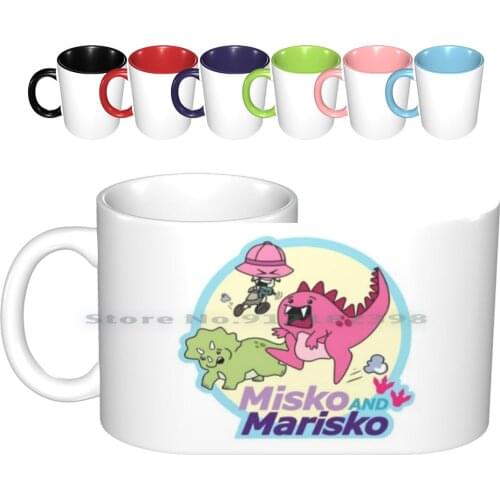 Misko And Marisko Ceramic Mugs Coffee Cups Milk Tea Mug Misko Marisko Scifi Geek Nerd Sign Logo Creative Trending Vintage Gift