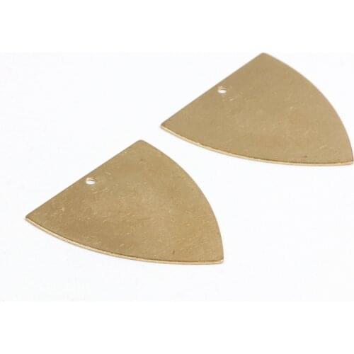 Brass Triangle Charms, Raw Brass Earrings Findings,Raw Brass Pendant,Triangle shaped Earrings Brass Charm,28x25mm-RB1329