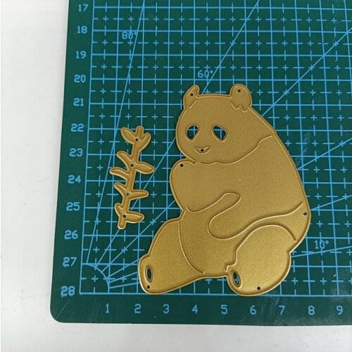 Metal Cutting Dies Cartoon Panda DIY Stencil Scrapbooking Photo Album Embossing Paper Card Making Decor 2021 Punch Template
