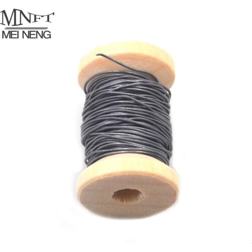 MNFT 1 Pieces 0.02" Dia X 5 meters Round Soft Lead Wire Spool for Fly Tying Fishing Material Flies Making Weight Line