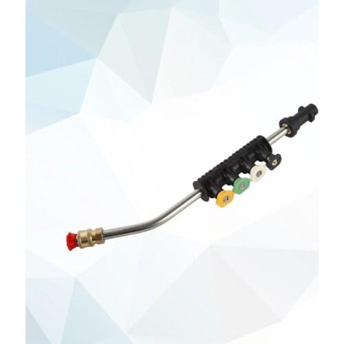 DWZ Metal Bar Tip High Pressure Washer Water Spray Gun Lance Rotating Turbine Nozzle Fast Nozzle for Karcher K High Spray