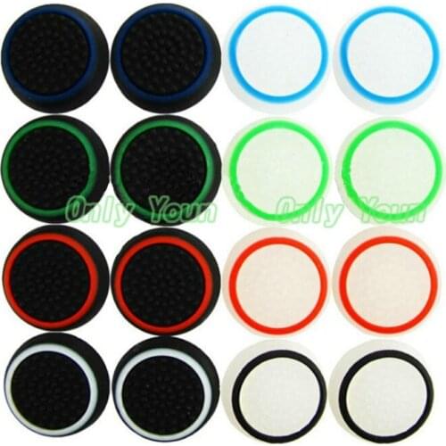 Aipinchun 50Pairs Rubber Silicone Thumbsticks Thumb Stick Joystick Caps Cover Grips for PS3/PS4/XBOX ONE/XBOX 360 Controller