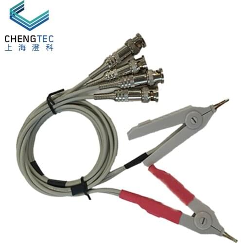 Branch high quality LCR digital bridge test clamp line LCR test line test clamp line high precision four ends gray
