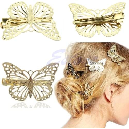 2019 Women Shiny Pretty Butterfly Hair Clip Headband Hair Accessories Headpiece hot