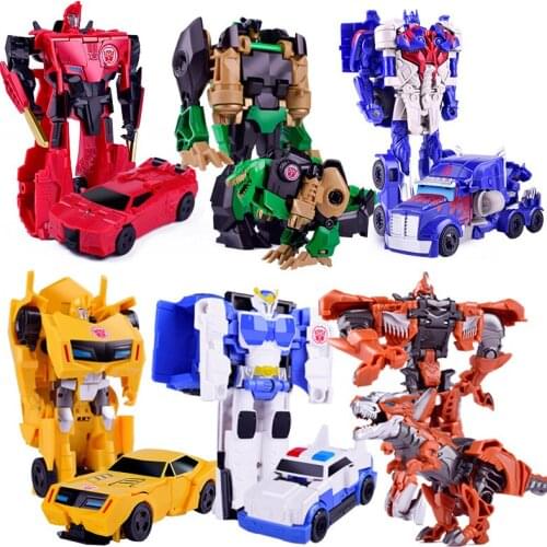 1PC Kids Cars Toys Simple Deformation Mini Pocket Robots Model Dinosaur Funny Toys Children Toys Movie Action Figures Cars 2018