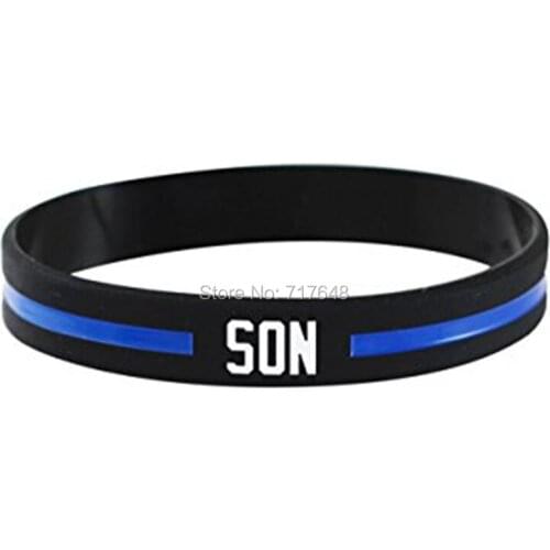 200pcs Son wristband silicone bracelets free shipping by FEDEX