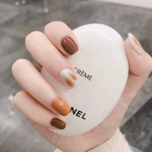 24pcs Sweet Color Girls Decor Temperament Dye Contracted Detachable Wearable Finished Manicure Beauty Tools TN