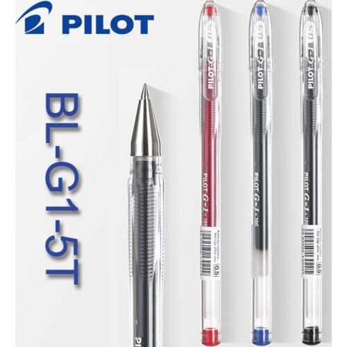 3 Pcs/Lot PILOT BL-G1-5T Gel Pen Student Office Pen Go Strain Shili Pen 0.5 mm Signing Pen