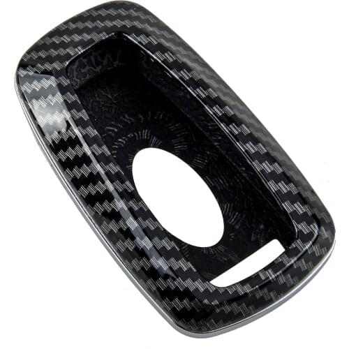 Car Smart Key Fob Case Shell Cover Carbon Fiber Style Fit for Ford Focus Explorer Ranger Mondeo Fusion Lincoln Corsair 2020 2021