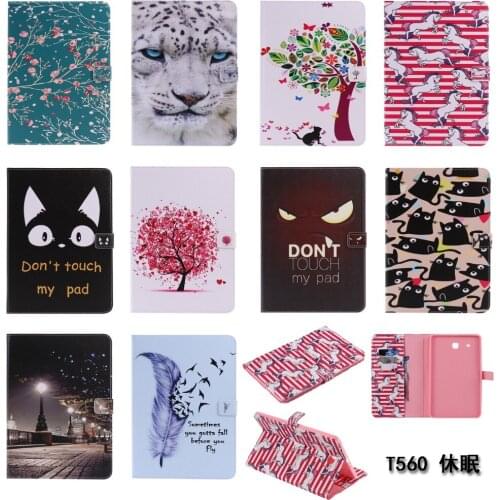 Cover For Samsung Tab E 9.6" T560 T561 PU leather Flip cover case For Samsung GALAXY Tab E 9.6 T560 SM-T560 tablet