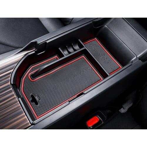 1pc Car Armrest Storage Box Center Console Glove Tray Holder For Toyota Camry 2018 2019 LHD ABS Plastic Armrest Storage Boxes